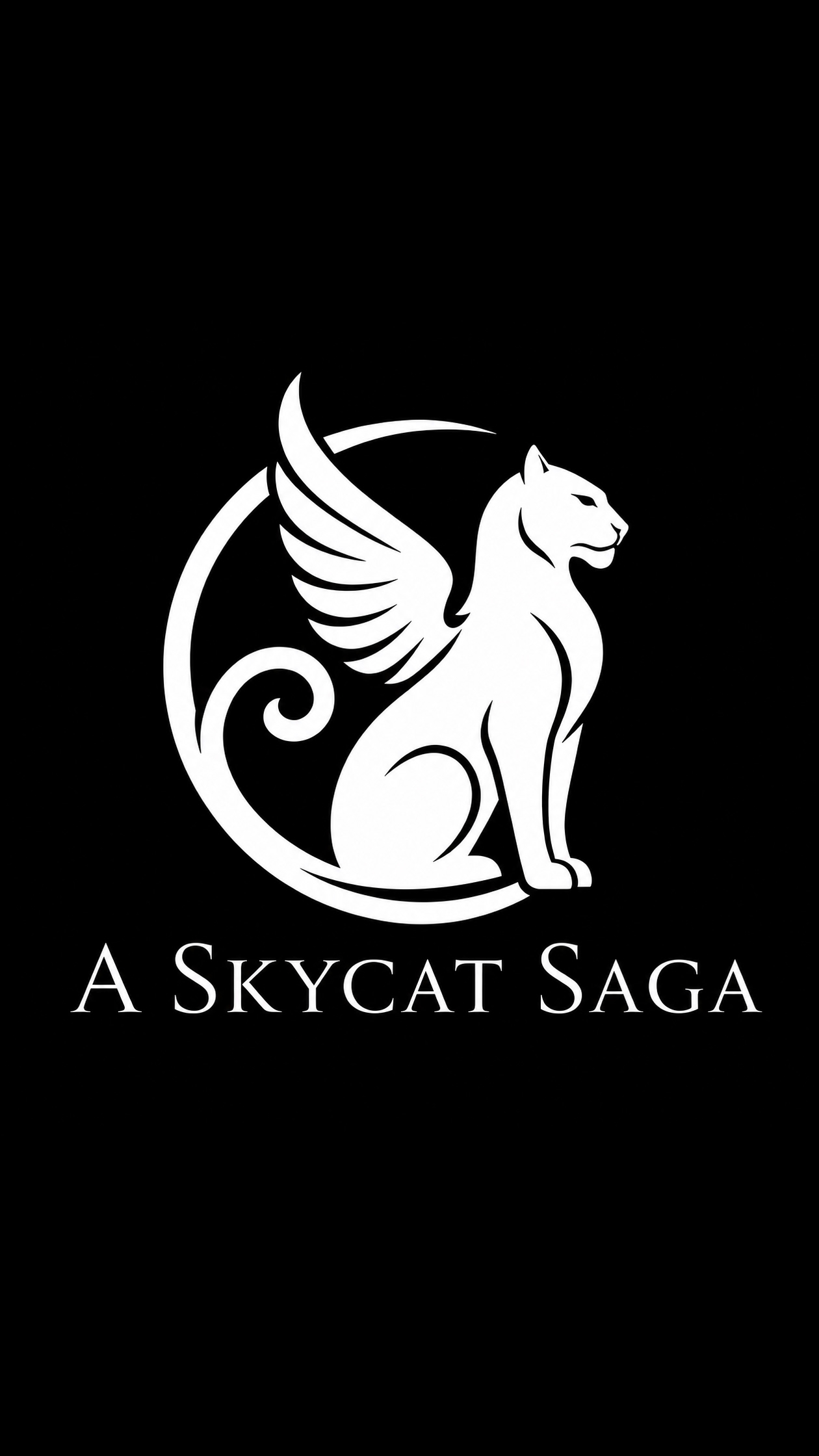 The original A Skycat Saga winged-cat logo